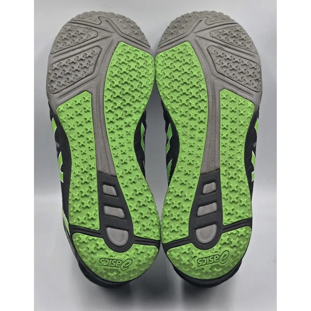 Asics FuzeX TR Mens Size 11 US Gray Black Green Athletic Training Sneakers S613N